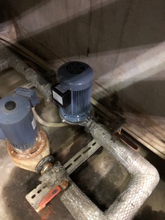 お湯の出が悪い】エバララインポンプ交換作業(40LPS-5.4E)|東京都江東 